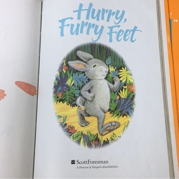 Vintage 90s Childrens Book Hurry Furry Feet Celebrate Reading Classroom Dr Seuss - Picture 4 of 12